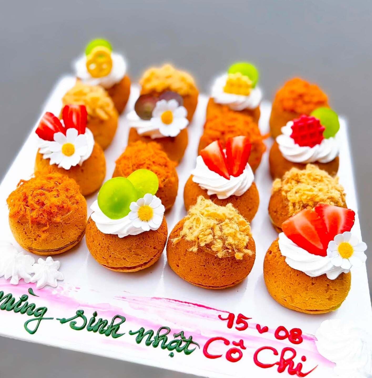 Bánh Sinh Nhật Su Sing set 16 cái