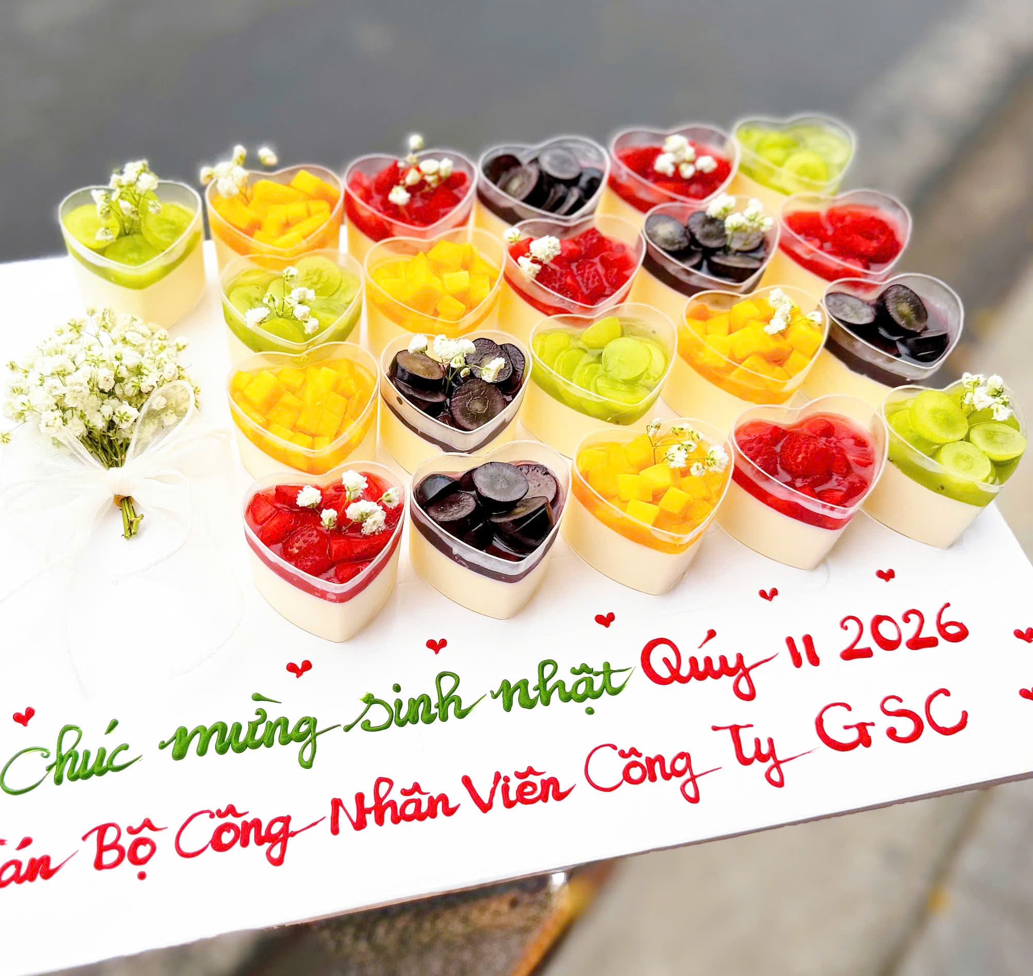 Bánh Sinh Nhật Panna Cotta 20 Cúp Tym