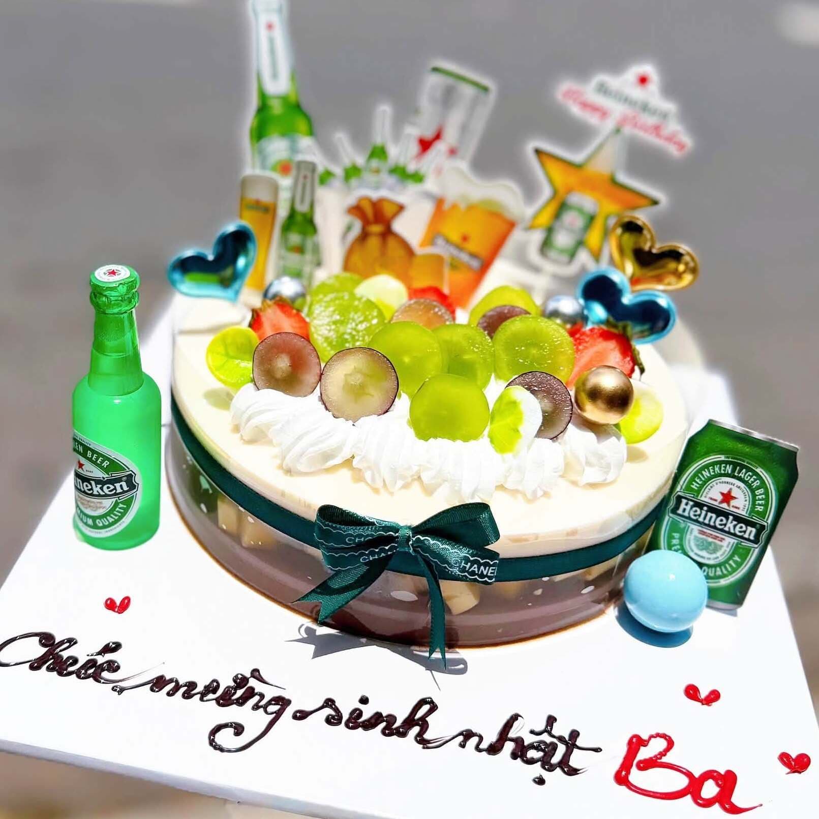 Bánh Sinh Nhật Rau Câu Flan size 20cm